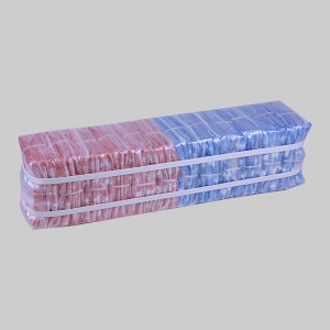 HDPE Stripe T-Shirt Grocery Bag in Different Colors-package