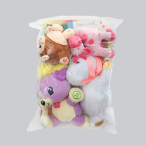 खिलौनों के भंडारण के लिए एलडीपीई पारदर्शी जिपलॉक फ्रीजर बैग