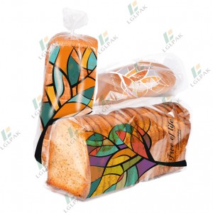 छापलेली LDPE ब्रेड बॅग