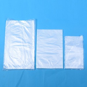 OEM Customized Vegetable Carry Bag - Blue/White Stripe T-Shirt Bag – LGLPAK