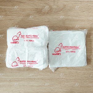 HDPE Transparent Flat Bag Without Printing – 613 (6*13)