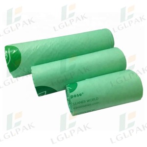 Big Discount China 100% Biodegradable Dustbin Bag Compostable Plastic Garbage Bags/Trash Bag