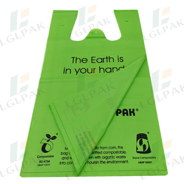 Compostable Shopping Bags-side