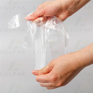 Disposable plastic HDPE gloves-toughness