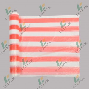 Disposable plastic table cloth- stripe