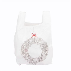 China Cheap price China T-Shirt Shopping Bag Biodegradable Grocery Bag Disposable Carrier Bag