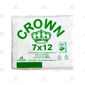 HDPE Clear Flat Bag Without Printing – 712 （7*12）