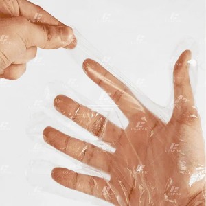 HDPE DISPOSABLE PLASTIC GLOVES