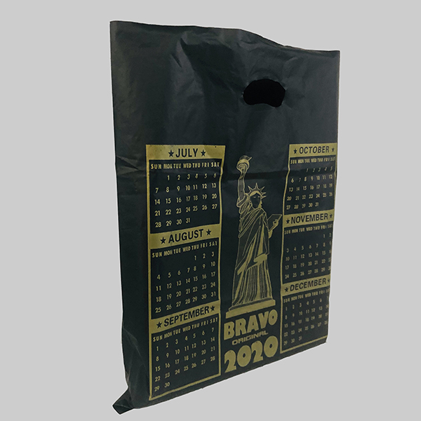 HDPE Die-Cut Garment Bag-stereoscopic