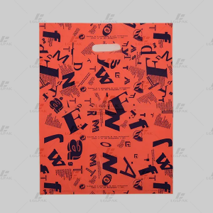 HDPE Die-Cut With Printing Garment PolyBag