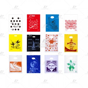 HDPE Die-cut Bags Shopping Bag with Printing to Ghana Market