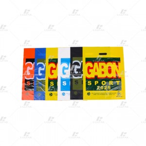 HDPE Die-cut Shopping Bag with Printing