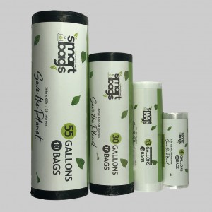 HDPE Star-Sealed Garbage Bag On Roll