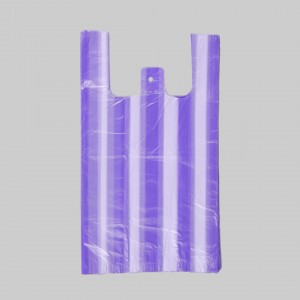 18 Years Factory China Colour Candy Stripe Vest Carrier Bags with Different Size and Thickness