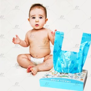 HDPE scented nappy bag