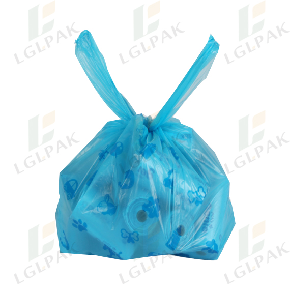 HDPE scented nappy bag  handle