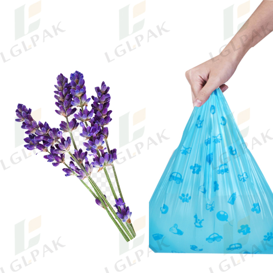 HDPE scented nappy bag  smell