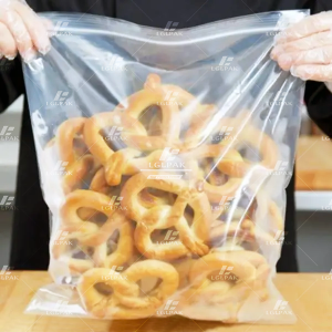 LDPE transparent ziploc freezer bags for storage