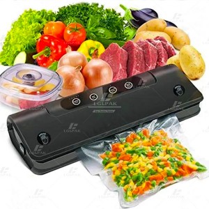 Plastic transparent food saver vacuum bags