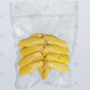 Plastic transparent food saver vacuum bags