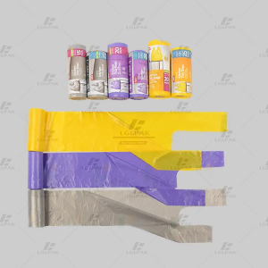 Star Sealed Garbage Bag In Different Color On Roll