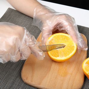 disposable plastic HDPE gloves-application
