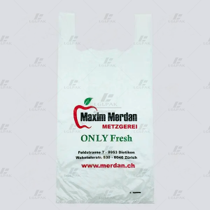 printed plastic carrier bag