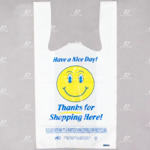 printed plastic carrier bags with customized designs