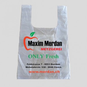 China New Product China Daily Household Used Shopping T-Shirt Bags Flat Bag on Roll