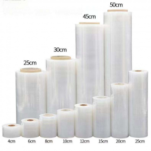 PE transparent small roll packaging stretch film